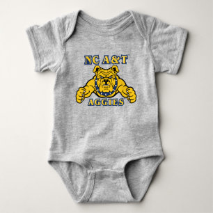 NC A&T Aggies Aggie Bulldog Baby Bodysuit