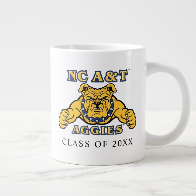 NC A&T Aggies | Aggie Bulldog Large Coffee Mug (Right)