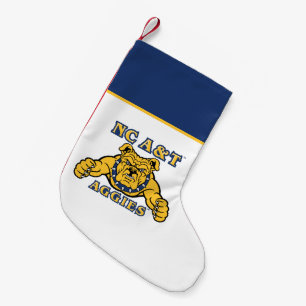NC A&T Aggies   Aggie Bulldog Small Christmas Stocking