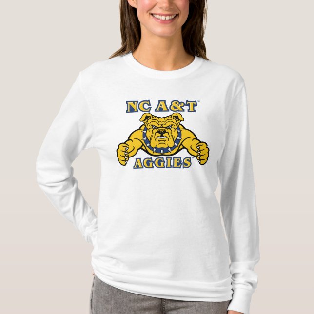 NC A&T Aggies | Aggie Bulldog T-Shirt (Front)