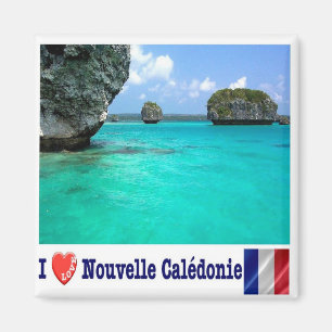 NC - New Caledonia - Isle of Pines - I Love Magnet