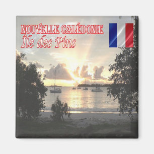 NC - New Caledonia - Isle of Pines - Sunset Magnet
