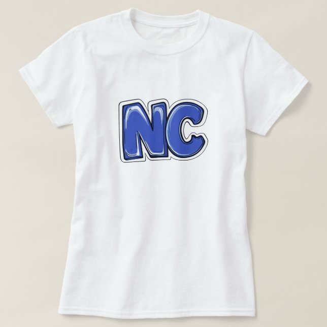 NC North Carolina T-Shirt (Design Front)