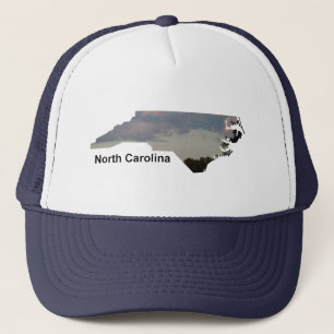 NC Pink Blue Sky With Trees Cap/Hat Trucker Hat