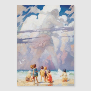 NC Wyeth The Giant Artwork Beach Coastal