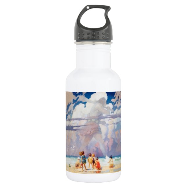 NC Wyeth The Giant Artwork Beach Coastal 532 Ml Water Bottle (Front)