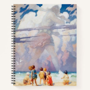 NC Wyeth The Giant Artwork Beach Coastal Notebook