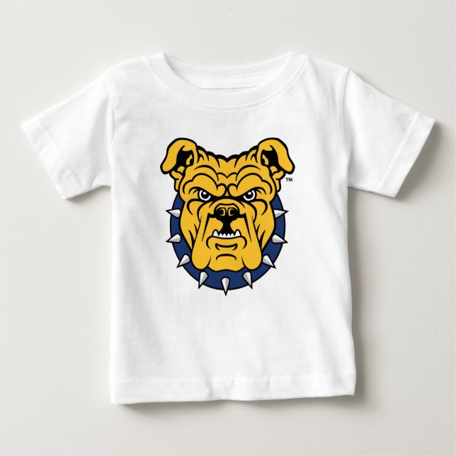 NCA&T State University | Bulldog Face Baby T-Shirt (Front)