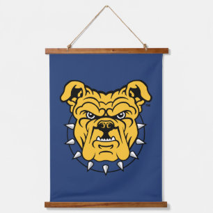 NCA&T State University   Bulldog Face Hanging Tapestry