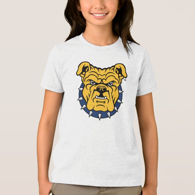 NCA&T State University | Bulldog Face Tri-Blend Shirt (Front)