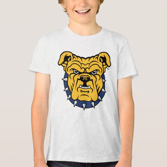 NCA&T State University | Bulldog Face Tri-Blend Shirt (Front)
