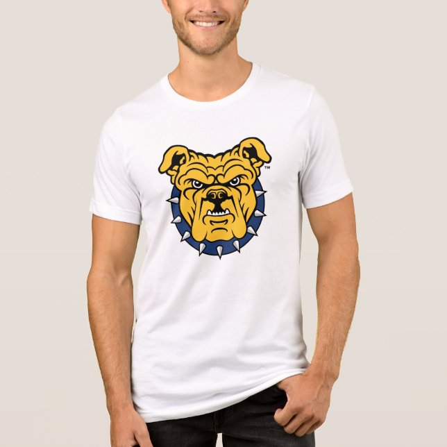 NCA&T State University | Bulldog Face Tri-Blend Shirt (Front)