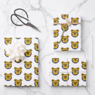 NCA&T State University   Bulldog Face Wrapping Paper Sheet