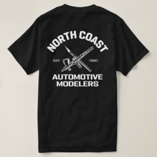NCAM - Black Cross Shirt - Front & Back Print