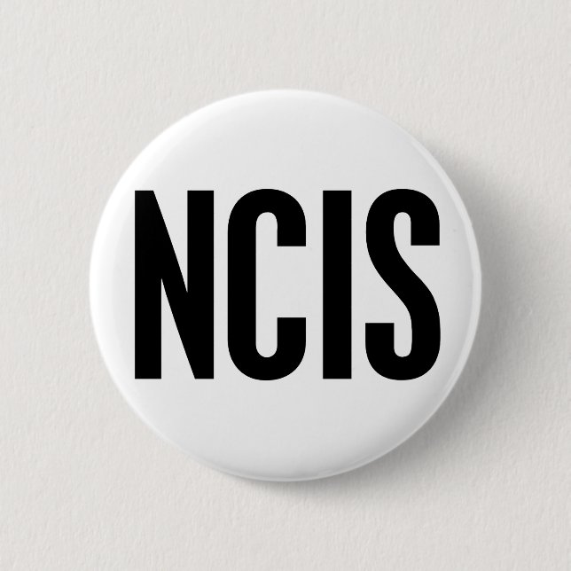NCIS 6 CM ROUND BADGE (Front)
