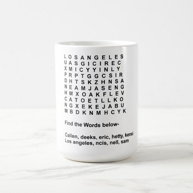 NCIS LA Puzzle Coffee Mug (Center)