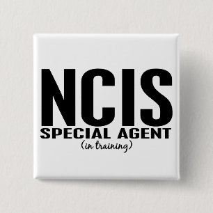 NCIS Special Agent In Training 1 15 Cm Square Badge