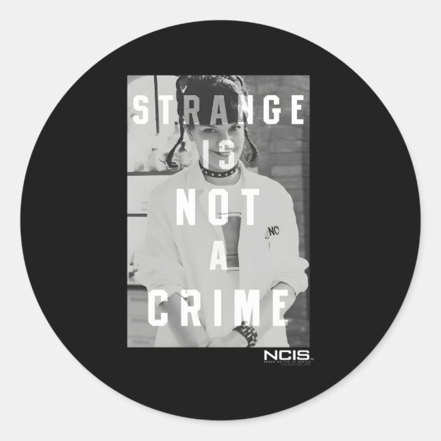 Ncis Strange Classic Round Sticker (Front)