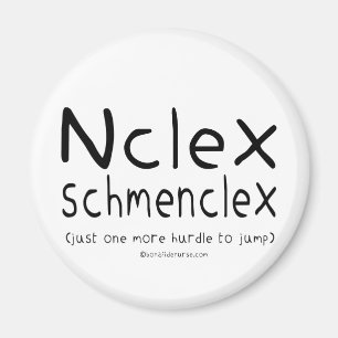 NCLEX Schmenclex Nursing Exam Magnet