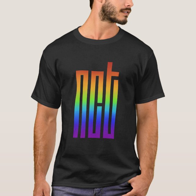 NCT Rainbow Logo  T-Shirt (Front)