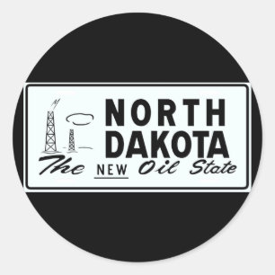 ND booster plate Classic Round Sticker