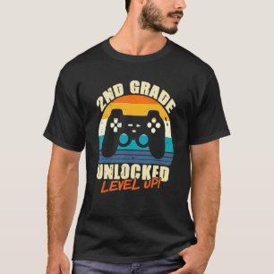 Nd Grade Level Unlocked Game On 2nd Grade Back To  T-Shirt