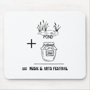 Nd Jam Rad City Michigan Michigander Music Arts Fe Mouse Pad