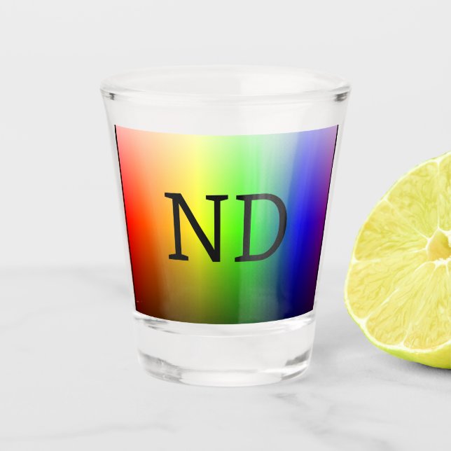 ND (NeuroDiverse)  Shot Glass (Front)