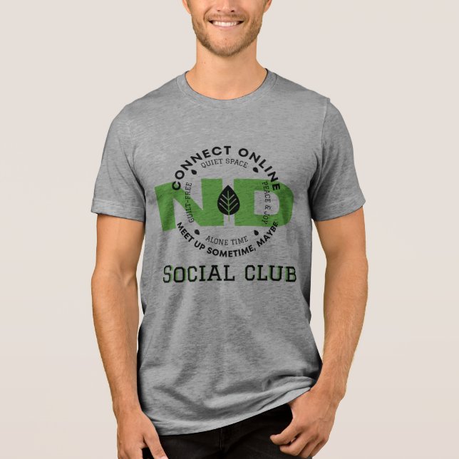 ND Social Club Tri-Blend Shirt (Front)