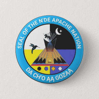 N'de Apache Nation 6 Cm Round Badge