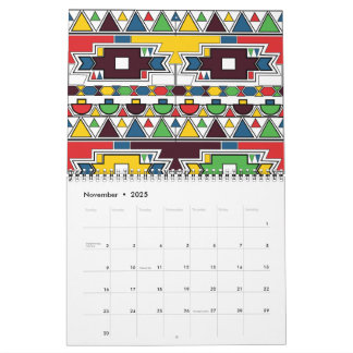 Ndebele Patterns: A Year of Vibrant Tradition Calendar