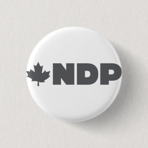 NDP Alternative Logo 3 Cm Round Badge
