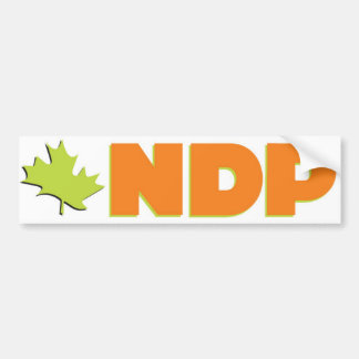 NDP Logo Bumper Sticker