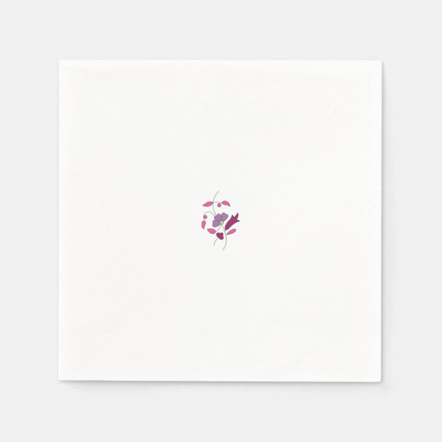 Ndrrmc Style, Soft Purple, Jazzberry Jam Napkin (Front)