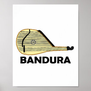 Ndura - Ukrainian Instrument Kobza Ukraine Folk Mu Poster