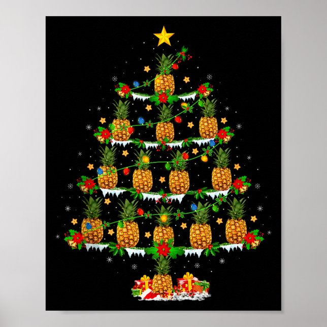 Ne Christmas Tree Lights Funny Ne Xmas Tank Top  Poster (Front)