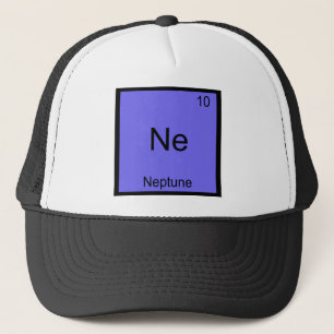 Ne - Neptune Funny Chemistry Element Symbol Tee Trucker Hat