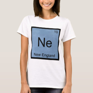 Ne - New England Funny Chemistry Element Symbol T T-Shirt