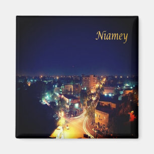 NE - Niger - Niamey Panorama Magnet