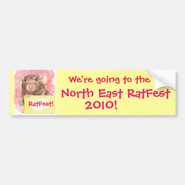 NE RatFest Bumper Sticker (Front)