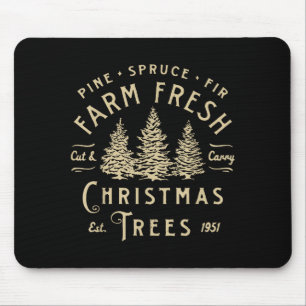 Ne Spruce Fir Farm Fresh Cut & Carry Christmas Mouse Pad