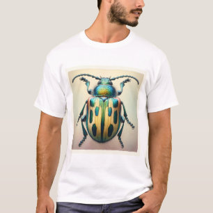 Nealcidion beetle 180724IREF245 - Watercolor T-Shirt