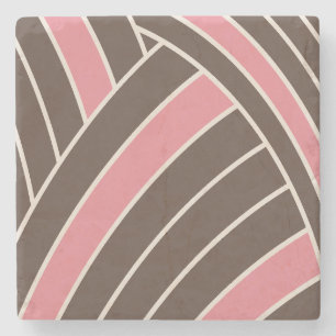 Neapolitan Abstract Stone Coaster