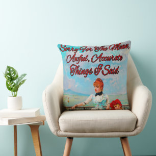 Neapolitan Beauties by Vittorio Matteo Corcos    Cushion