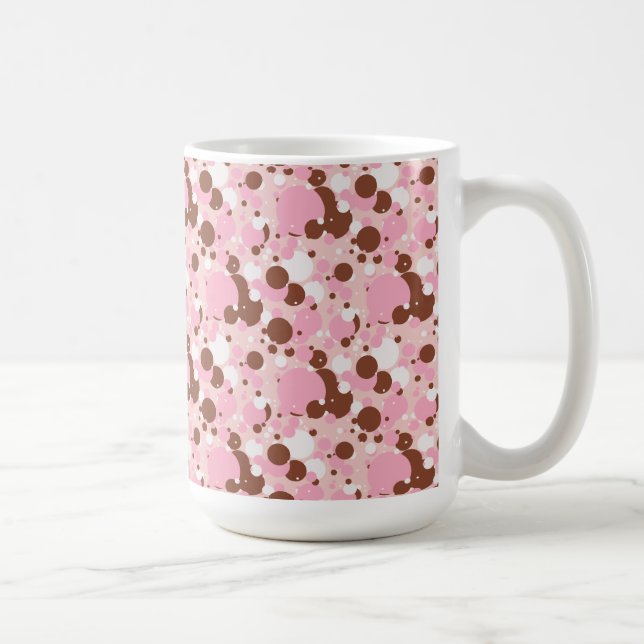 Neapolitan Dots 01-Light Pink-Coffee Mug (Right)