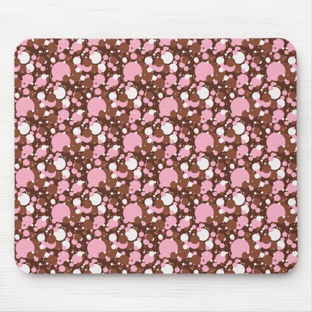 Neapolitan Dots 03 Brown M-COMPUTER MOUSEPAD (Front)