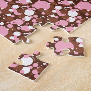 Neapolitan Dots 03 Brown M-JIGSAW PUZZLE