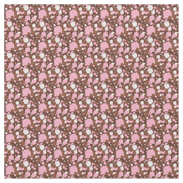 Neapolitan Dots-3-Medium Brown-FABRIC Fabric (Close Up)