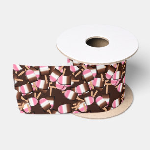 Neapolitan Ice Cream Bars 2-3in Satin Ribbon