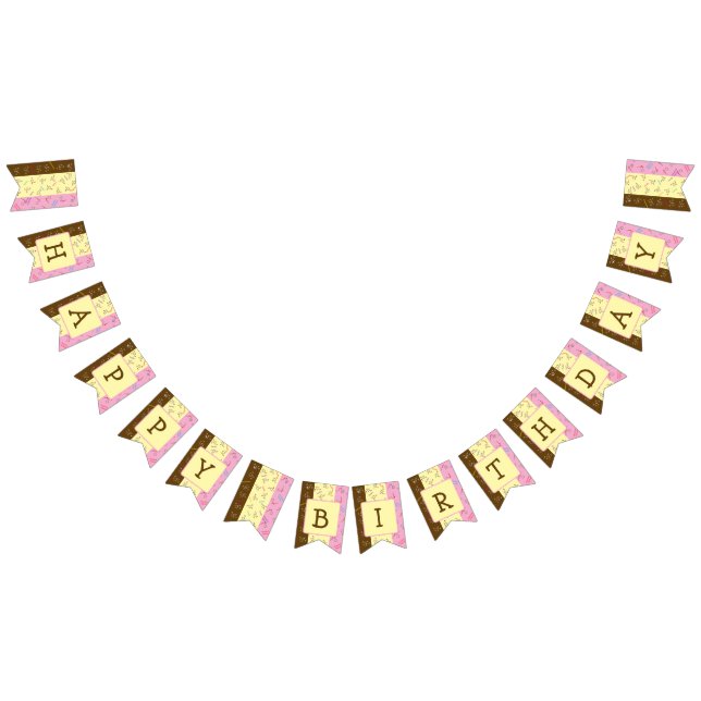 Neapolitan Ice Cream Chemistry Party Banner  (All)